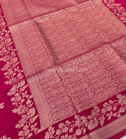 Banarasi - Heritage Silk - Semi Kathan Silk -   Pink Shade - VVBHS008