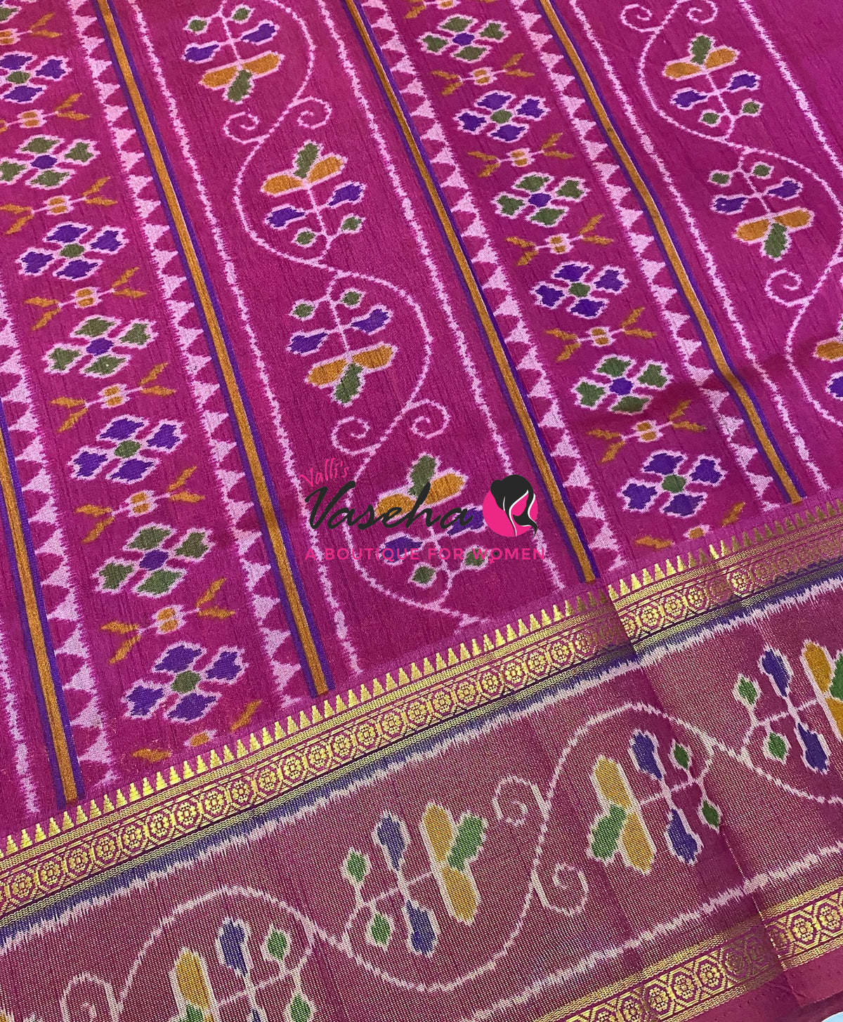 Semi Patola | Printed Silk Saree - Combo - VVSPS002