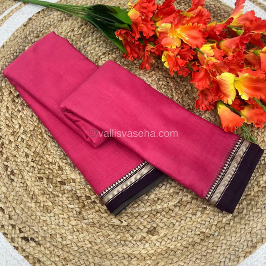 Narayanapet Mercerised Cotton Saree - VVNMC001