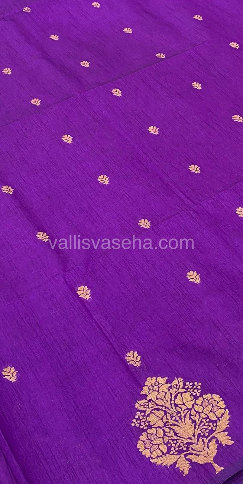 Mulberry Semi Silk - Purple Shade - VVMS001