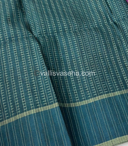 Semi Tussar Silk - Vairavoosi Design - VVSTS037