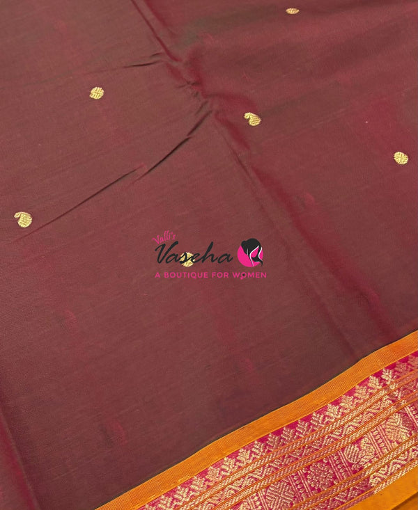 Premium - 120 counts - Kanchi Cotton Saree - VVKCS021