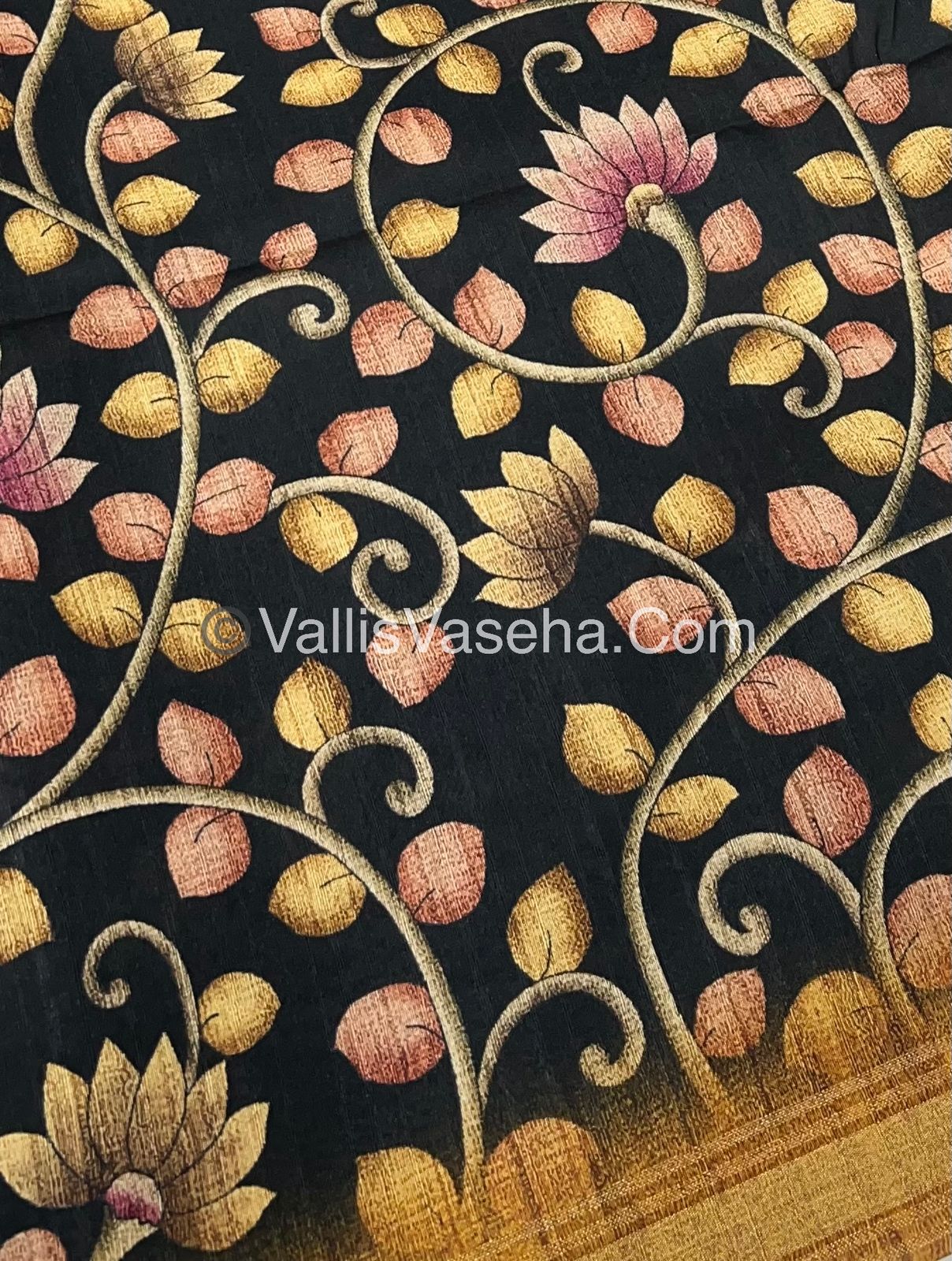 Art Silk / Semi Gicha Tussar Saree  - VVSGT002