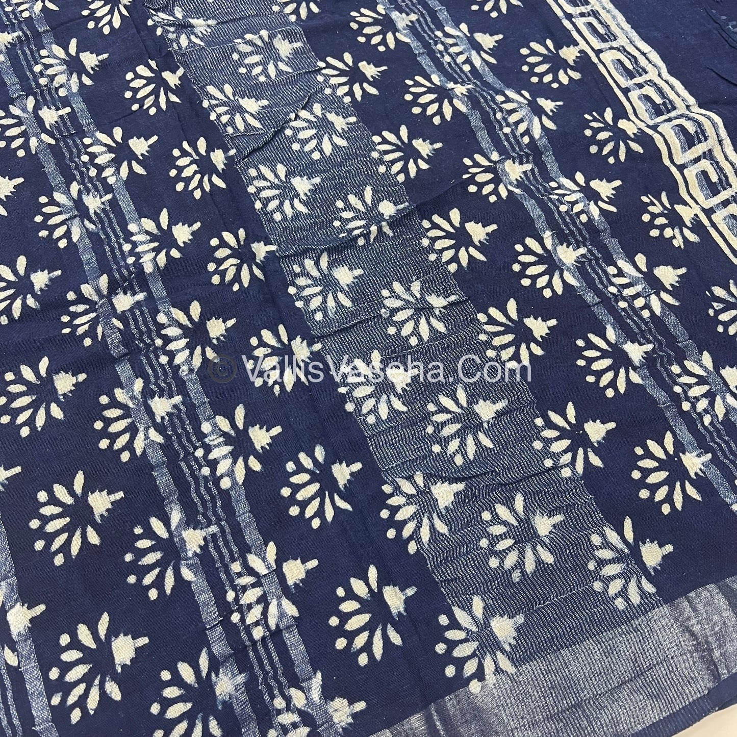 Linen Mixed Cotton Saree |VVLMP001