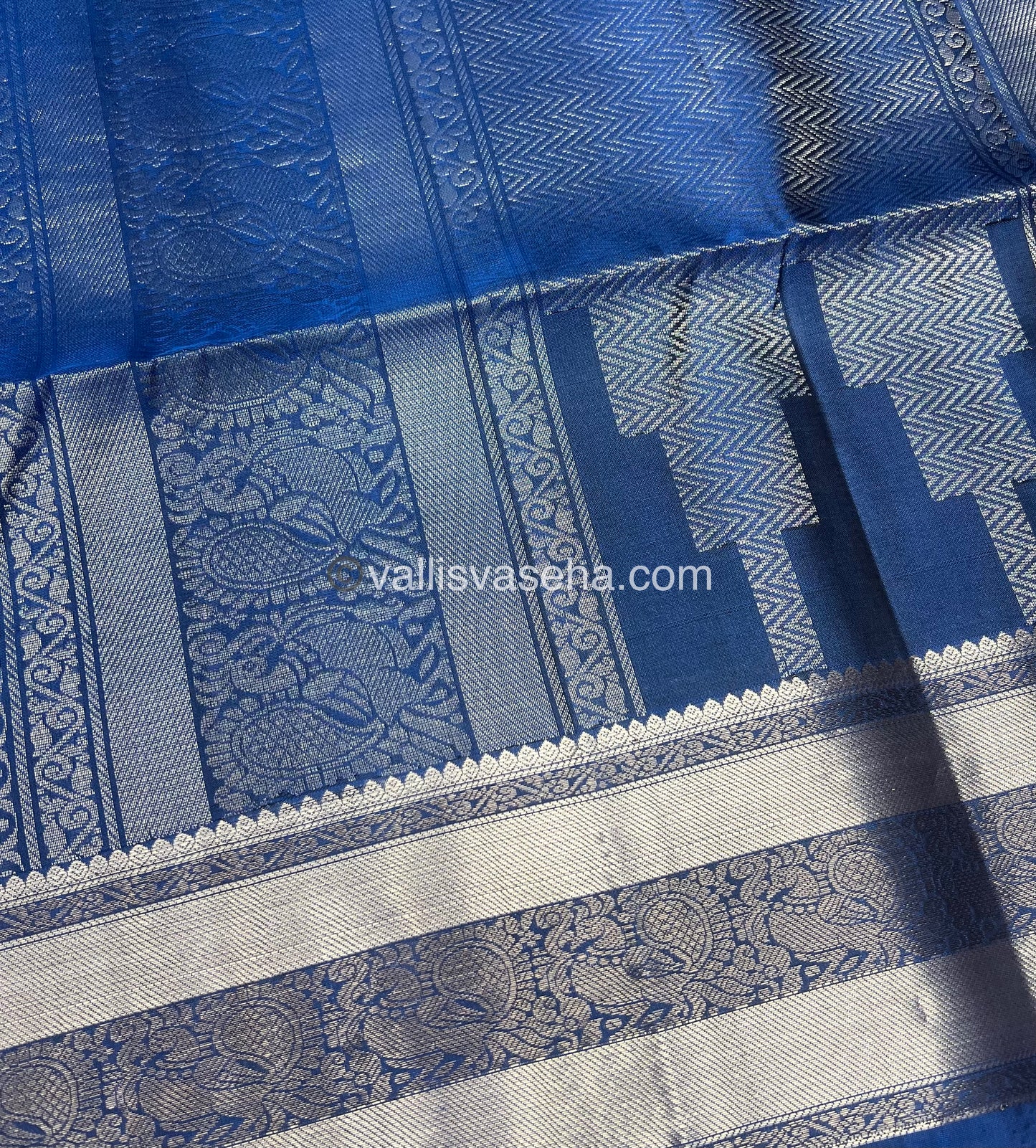Pure Soft Silk Saree - Blue Shade - VVPSS063