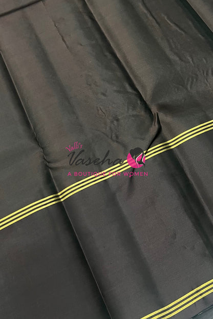 Half Mix - Pure Soft Silk Saree - Long Retta Petta Border with Butta - VVPSS084