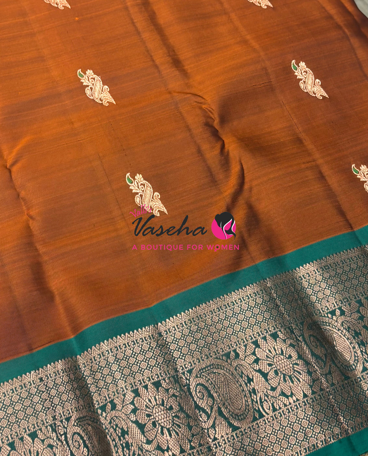 Half Mix - Pure Soft Silk Saree - VVPSS031