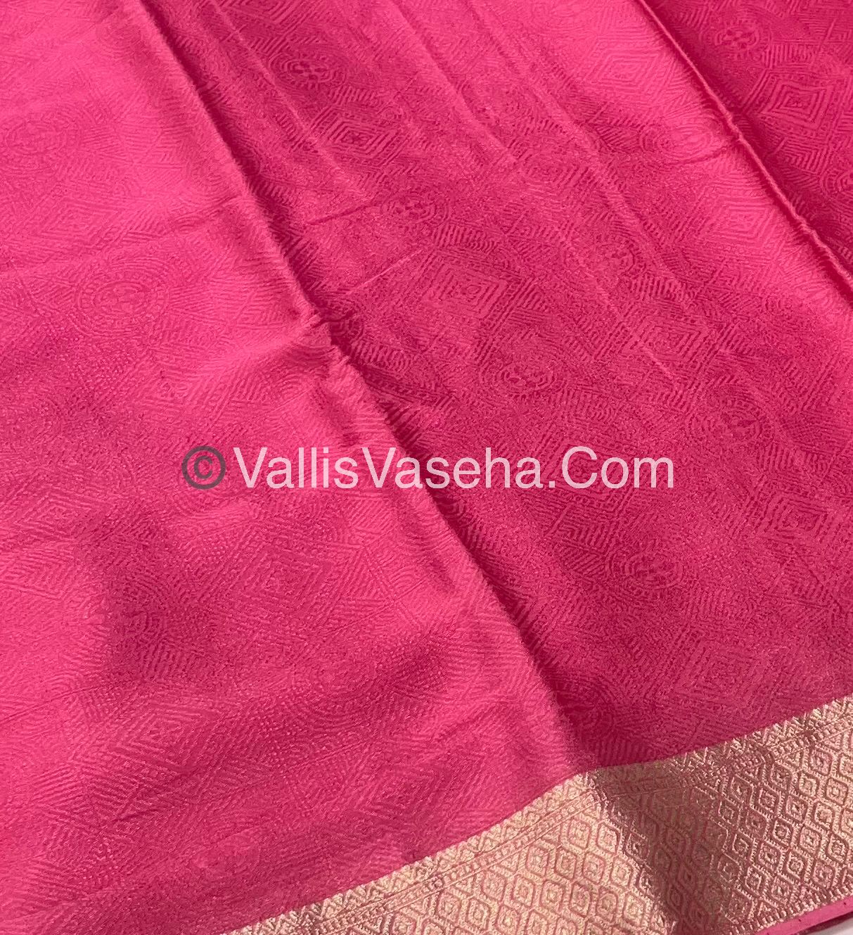 Semi Viscose / Semi Mysore Crepe Silk Variety - Embossed Design - VVSMC002