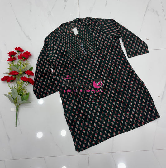 Ready Made - Short Top - Green Color - VVRST002