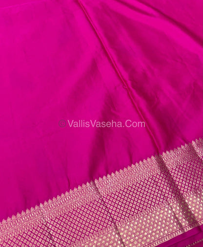 Premium Viscose Saree - Orange & Pink Shade - VVPV001