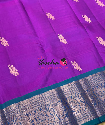 Half Mix - Pure Soft Silk Saree - VVPSS031