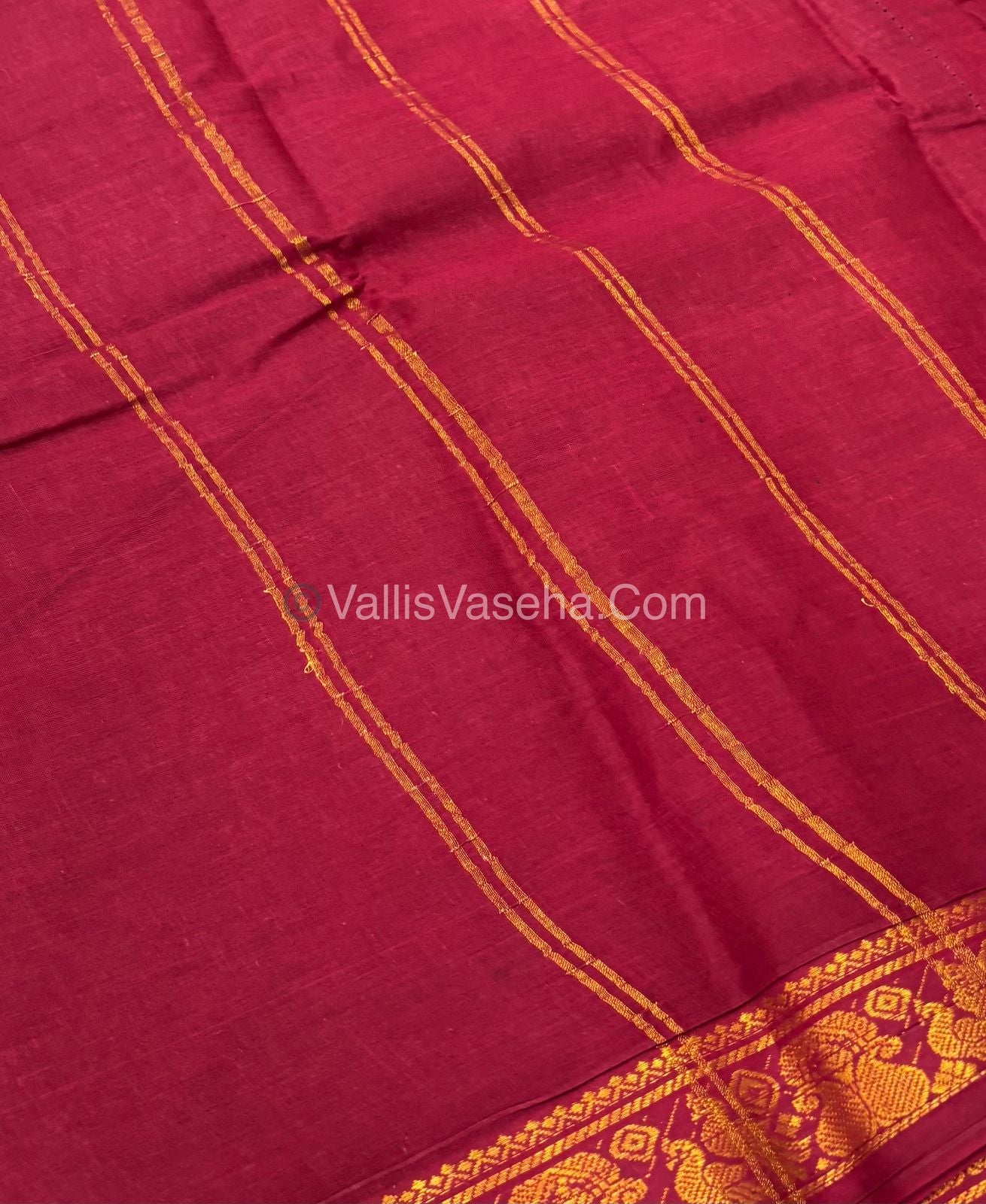 Sungudi Cotton Saree  - Kolam Print  - VVSKP001