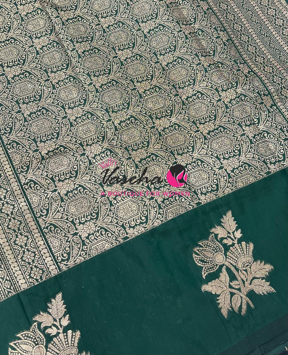 Semi Soft Silk - Green Shade -VVSSS019