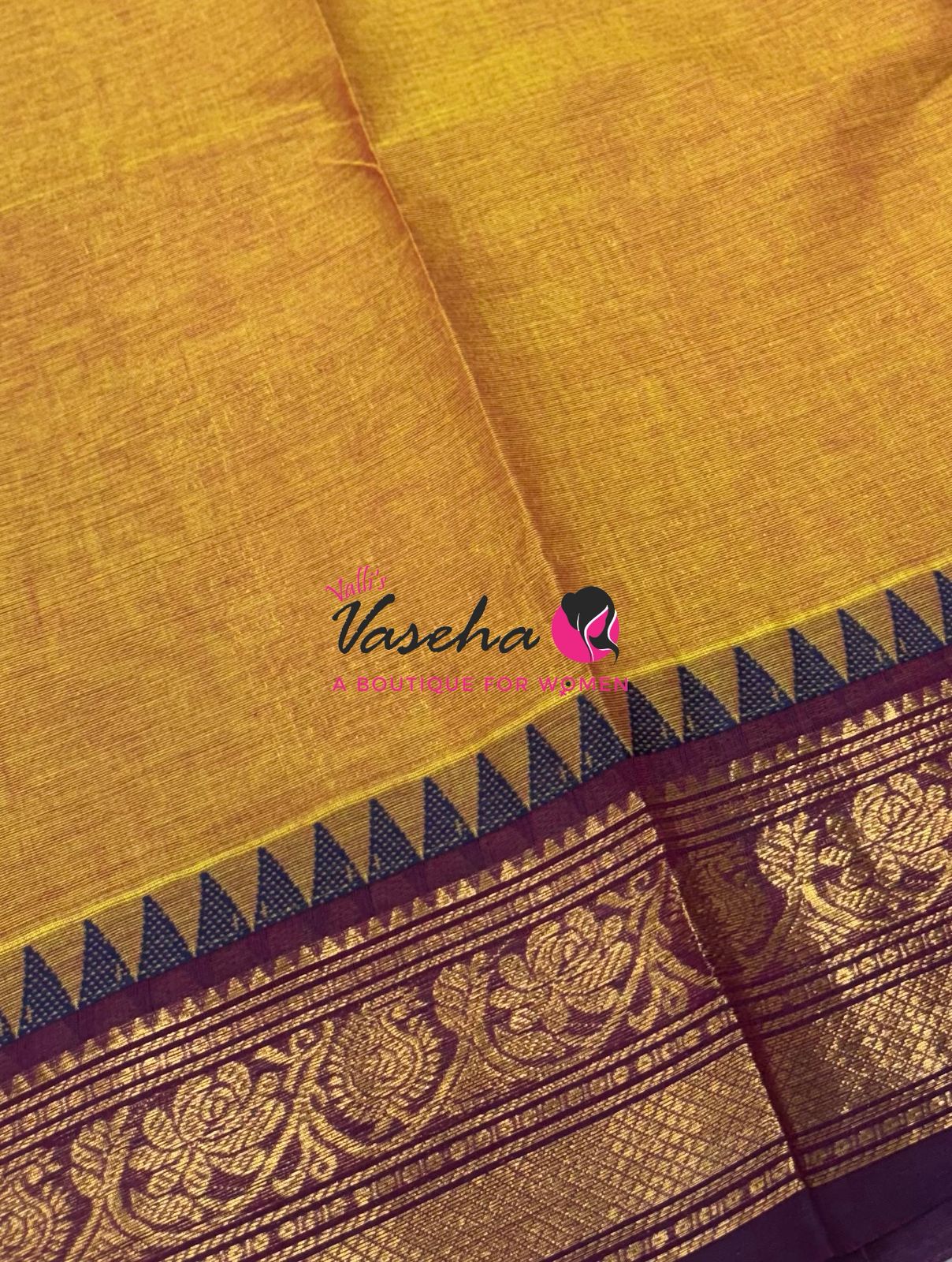 Kanchi Cotton Saree - VVKCS026