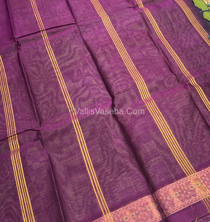 Dhaka Cotton Saree - VVDCS001