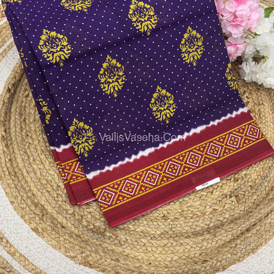 Pure Cotton Voile Saree | VVPVC005