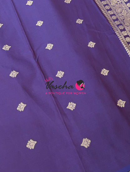 Semi Soft Silk - Onion Pink With Purple - VVSSS038