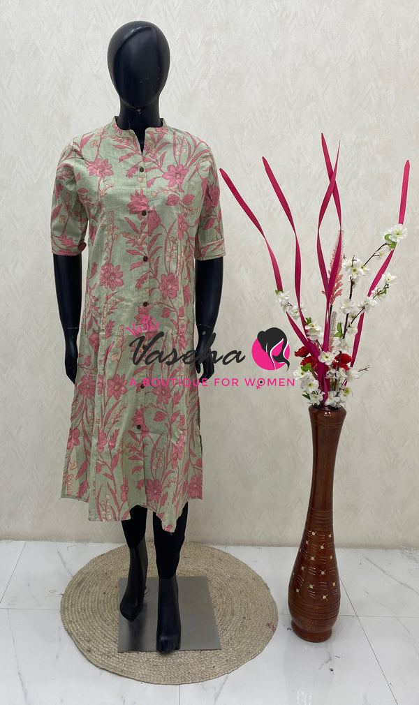 Ready Made - A Line Kurti -   VVALK001