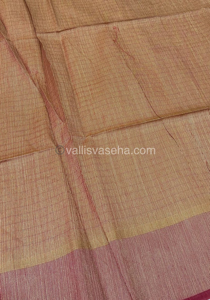 Semi Raw Silk - Lakshadeepam Design Weaving - VVRS004