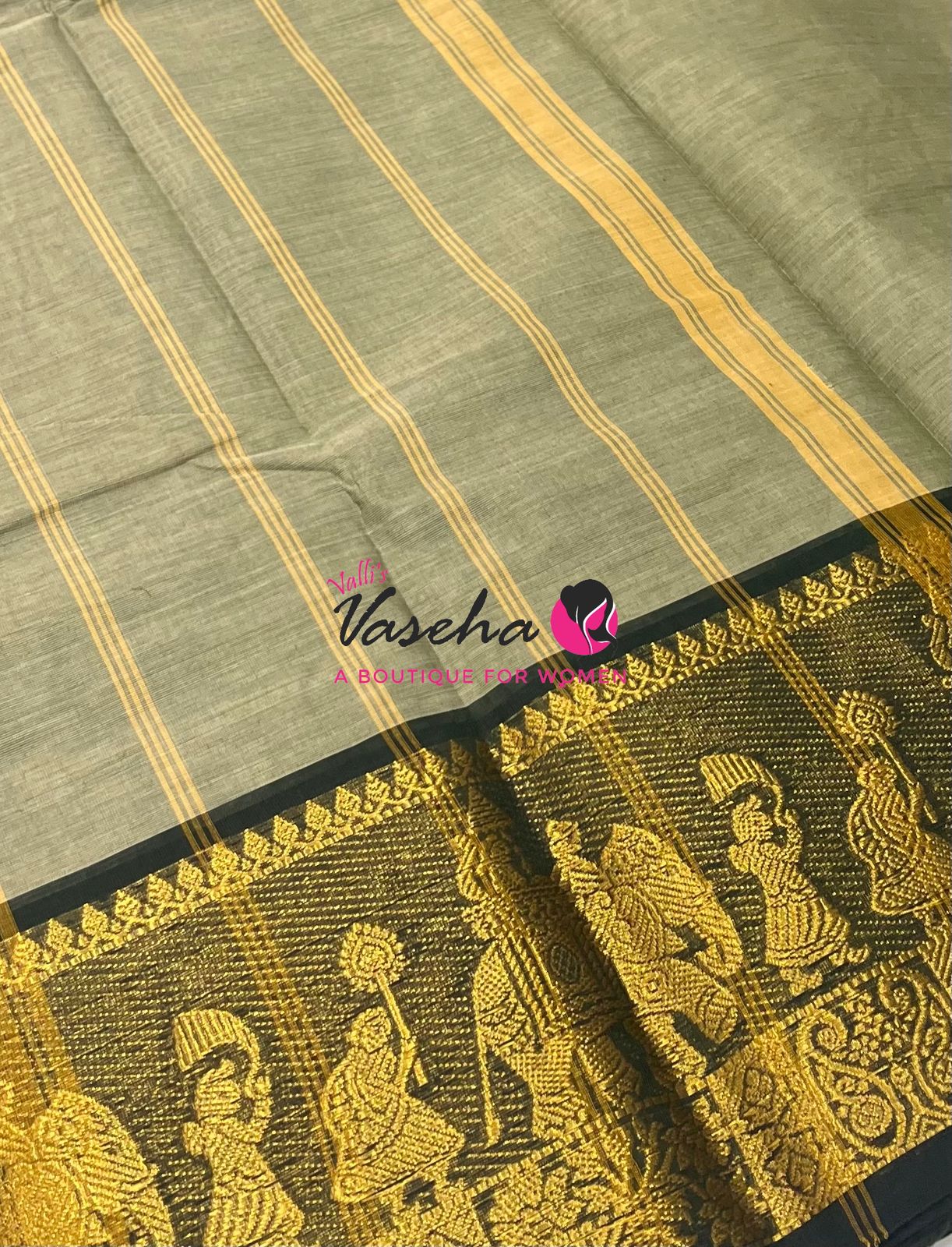Kanchi Cotton Saree - VVKCS032
