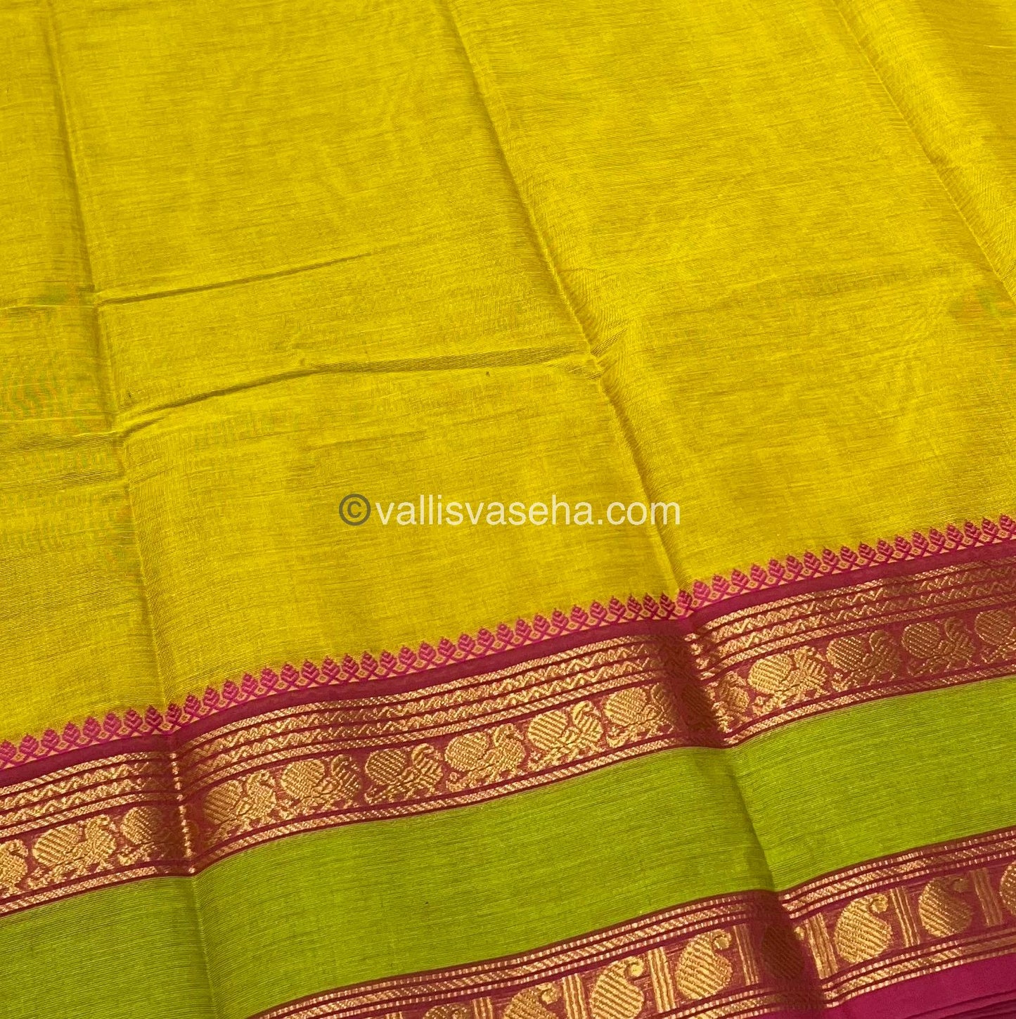 Kanchi Cotton Saree - VVKCS009