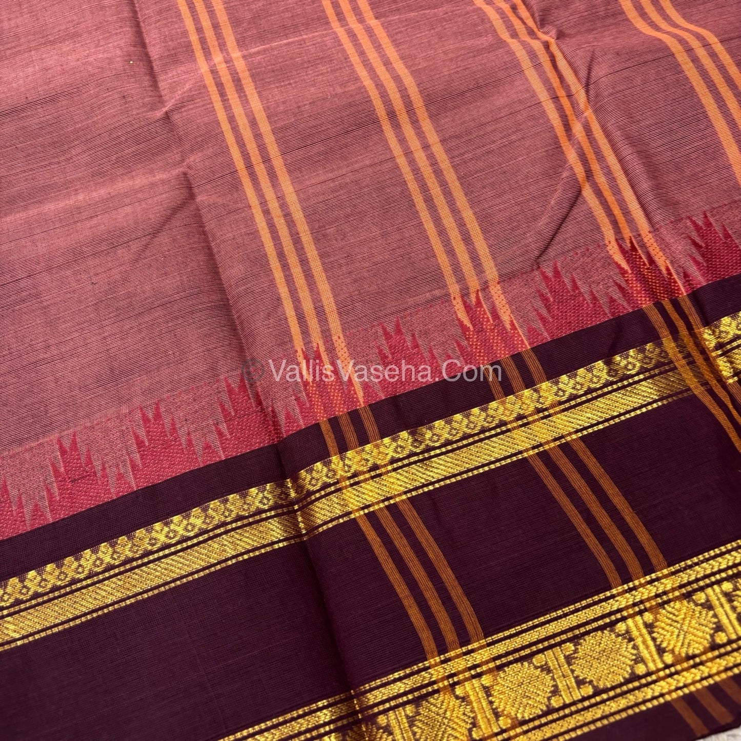 Kanchi Cotton Saree - VVKCS018