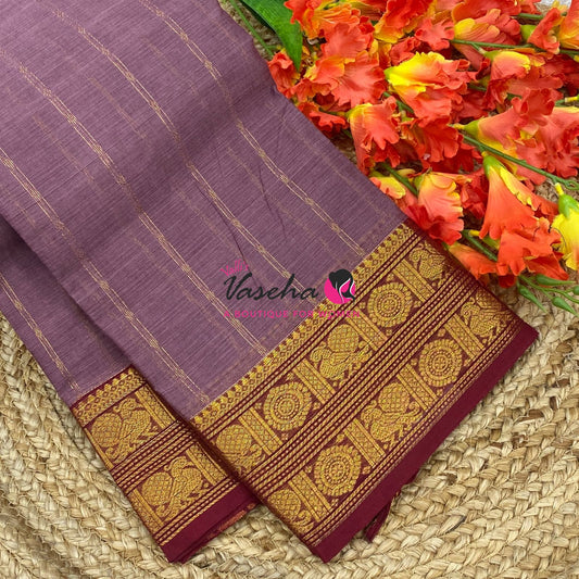 Kanchi Cotton Saree - VVKCS033