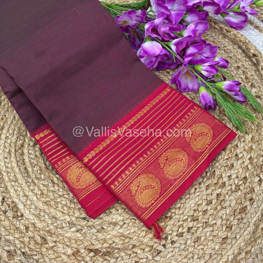 Kanchi Cotton Saree - VVKCS016