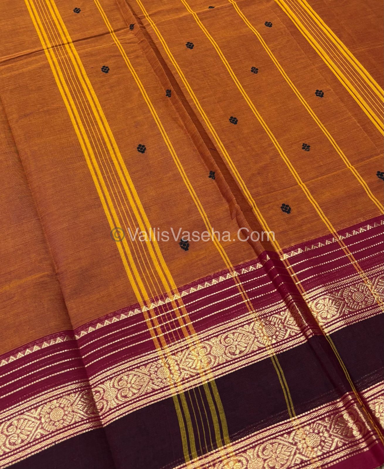 Kanchi Cotton Saree - VVKCS017