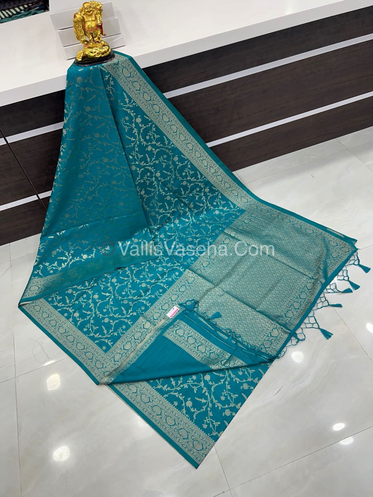 Banarasi - Heritage Silk - Semi Kathan Silk - Blue Shade- VVBHS001