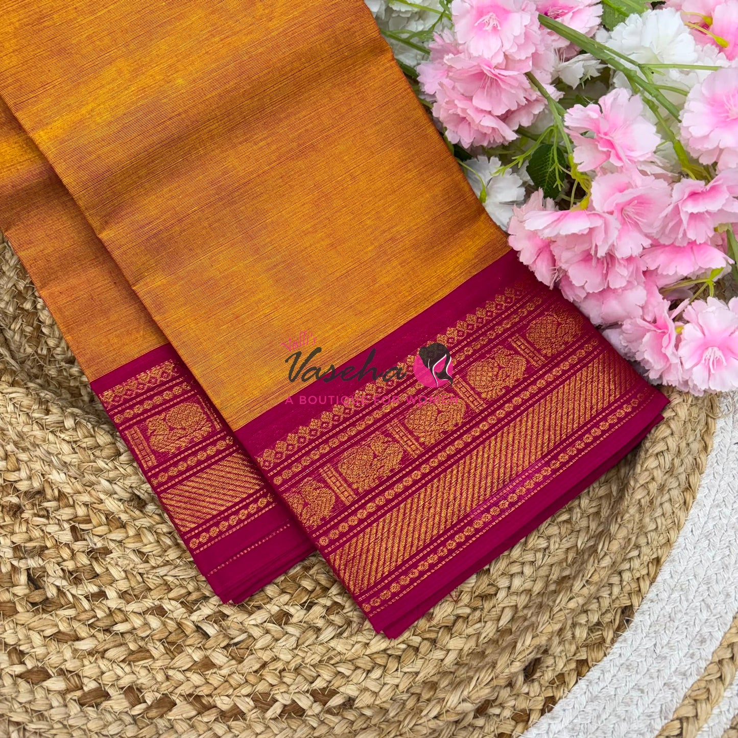 Kanchi Cotton Saree - VVKCS019