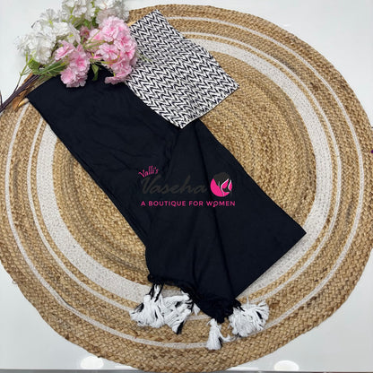Budget Friendly Sarees - Casual Wear Sarees - Khadi Cotton Sarees - VVKCS028