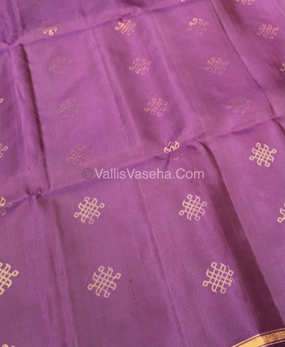 Pure Soft Silk Saree  - Wine Shade - VVPSS074