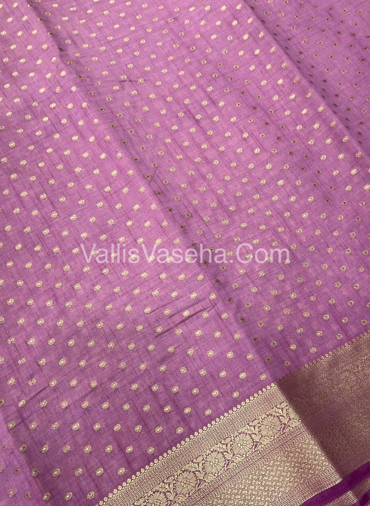 Semi Tussar Silk  - Onion pink Shade  - VVSTS015