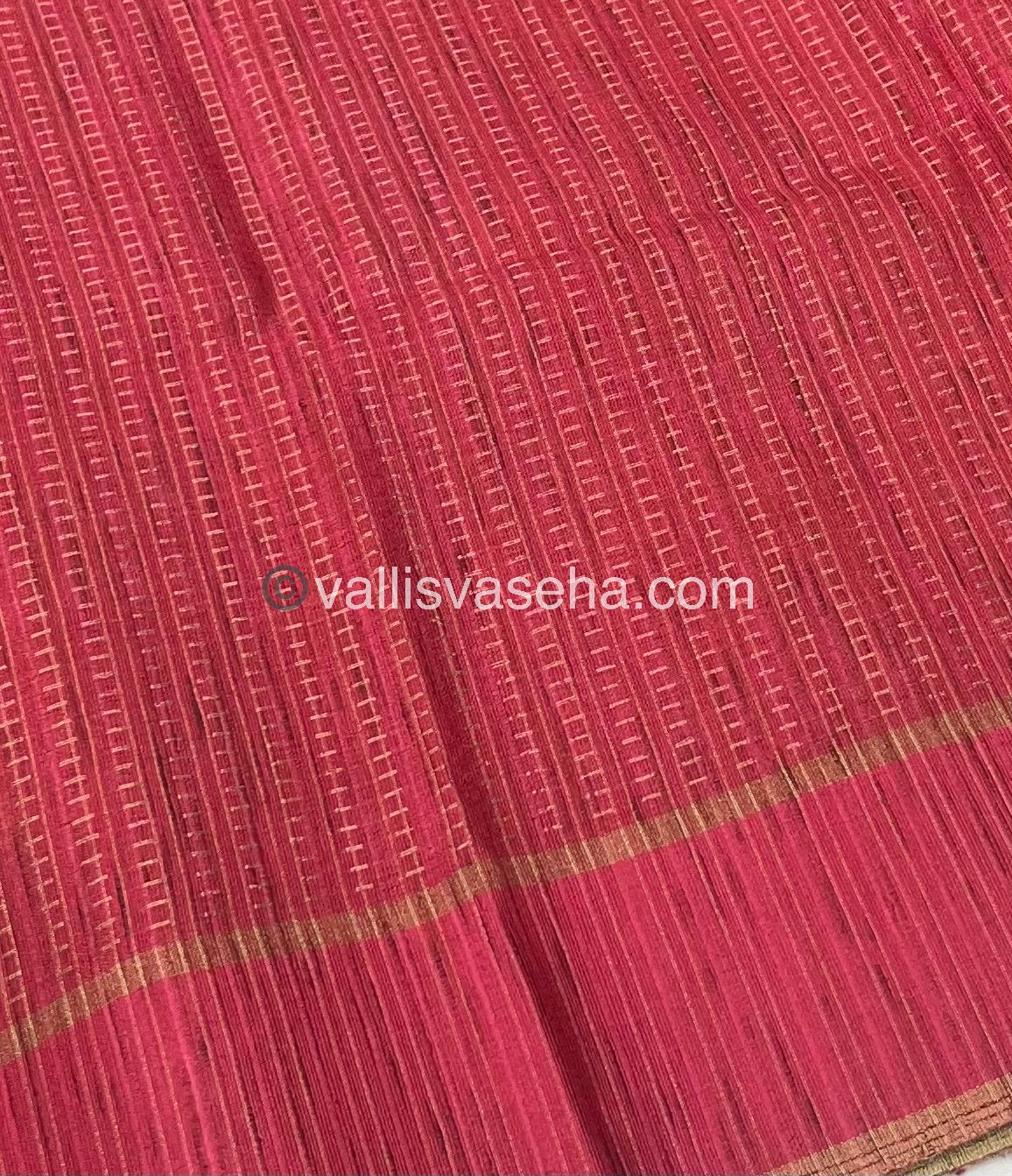 Semi Tussar Silk - Vairavoosi Design - VVSTS037