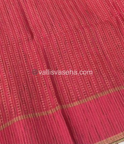 Semi Tussar Silk - Vairavoosi Design - VVSTS037