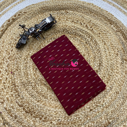 Blouse Bit - Pack Of 10pcs - Assorted-  Semi Raw Silk  - 1 mtr - VVBB006