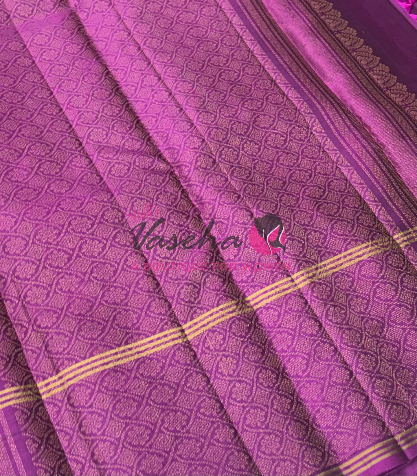 Half Mix - Pure Soft Silk Saree - Long Retta Petta Border with Butta - VVPSS105