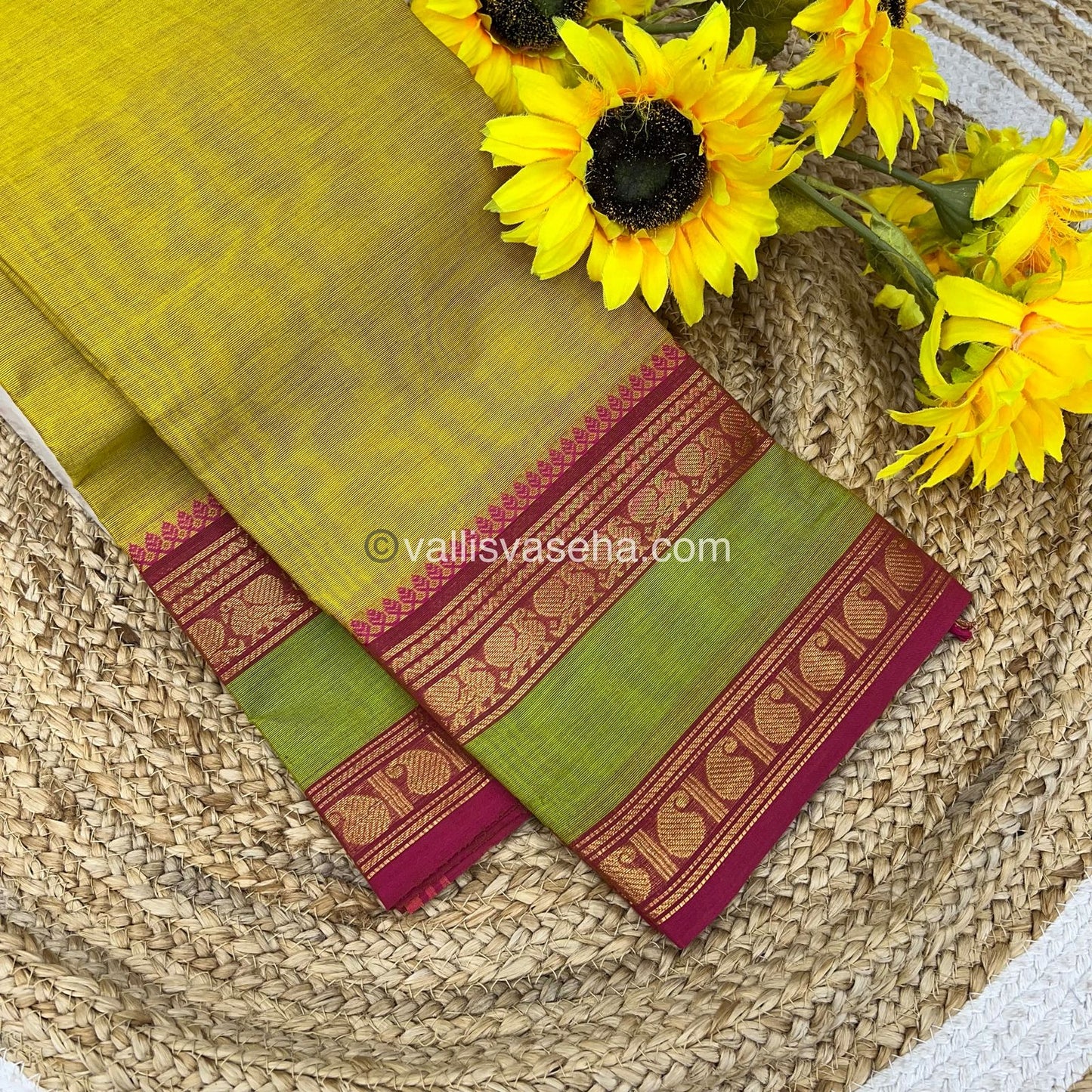 Kanchi Cotton Saree - VVKCS009