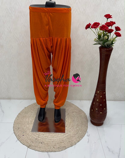 Semi Patiyala - Orange Shade - VVSP001