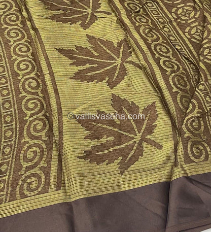 Mixed Cotton Brasso Saree - VVBS001