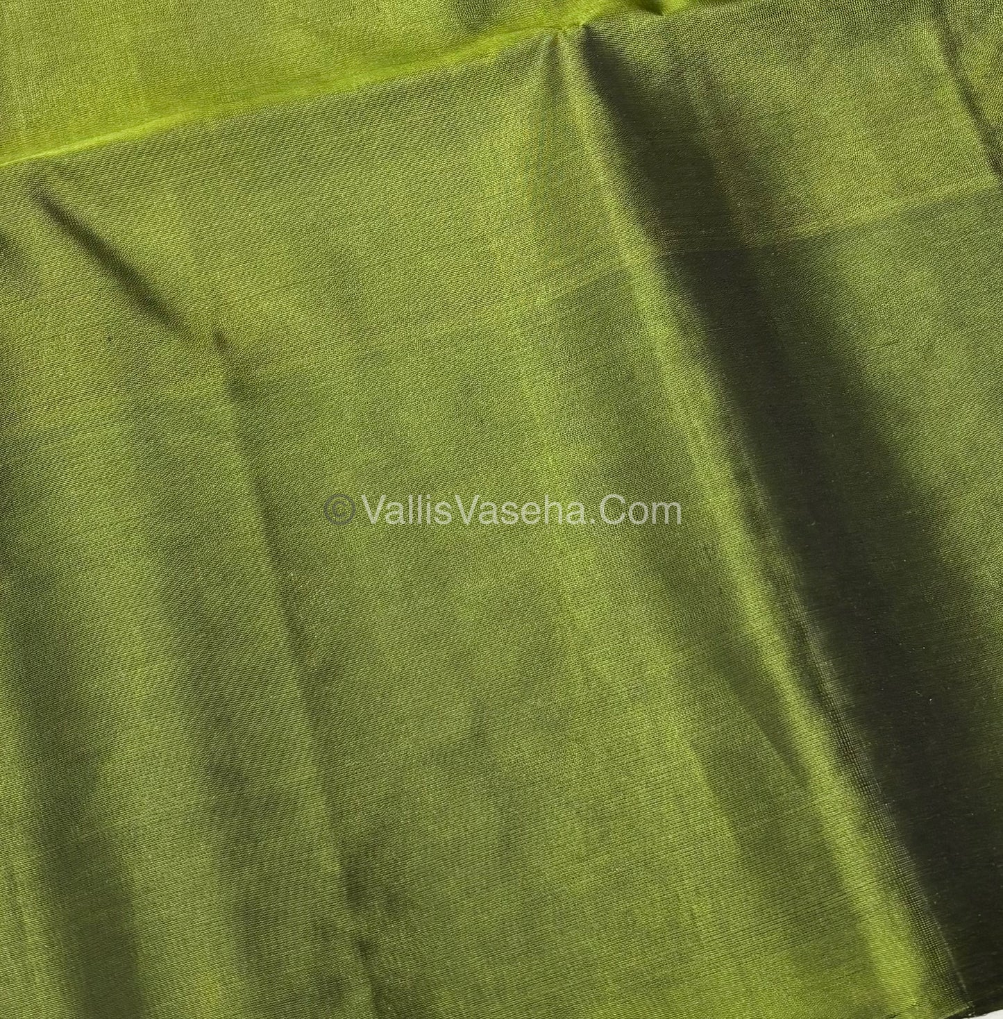 Pure Soft Silk Saree - Purplish Pink & Green  - VVPSS064