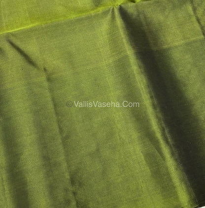 Pure Soft Silk Saree - Purplish Pink & Green  - VVPSS064