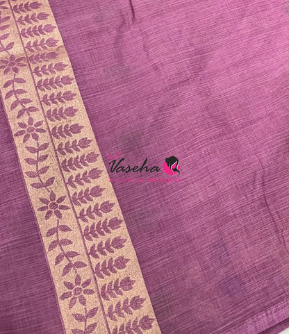 Banarasi - Heritage Meenakari Silk -   Light Onion Pink Shade - VVBHS016