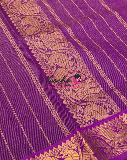 9 Yards |Semi Silk Cotton Saree | Vairavoosi  Design | VV9YSS001
