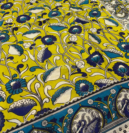 Pure Kalamkari Cotton Saree - VVPKC002