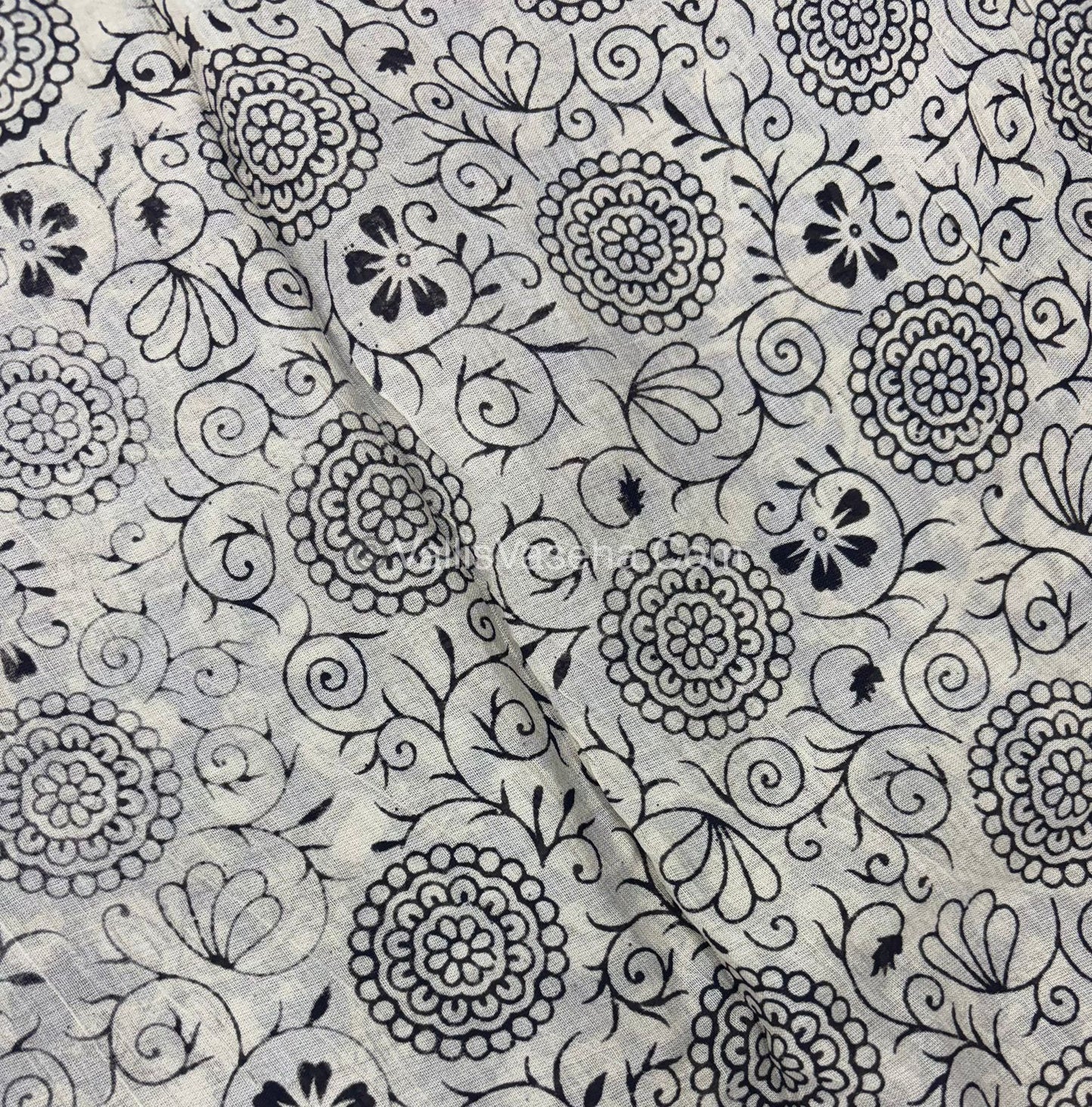 Pure Kalamkari Cotton Saree - VVPKC002