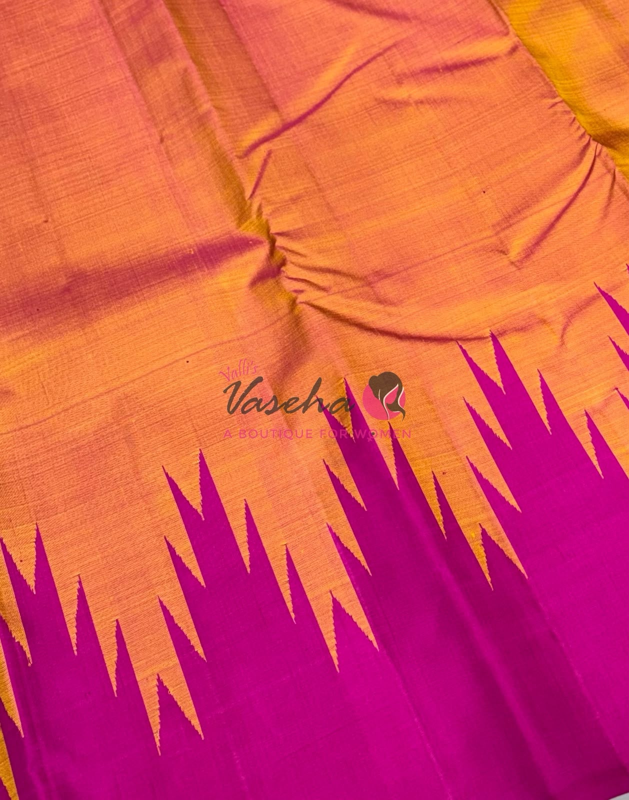 Pure Kanchipuram Silk Saree - Thalampoo - VVPS029
