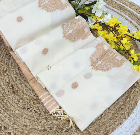 Mulberry Semi Silk - Cream Shade - VVMSS003