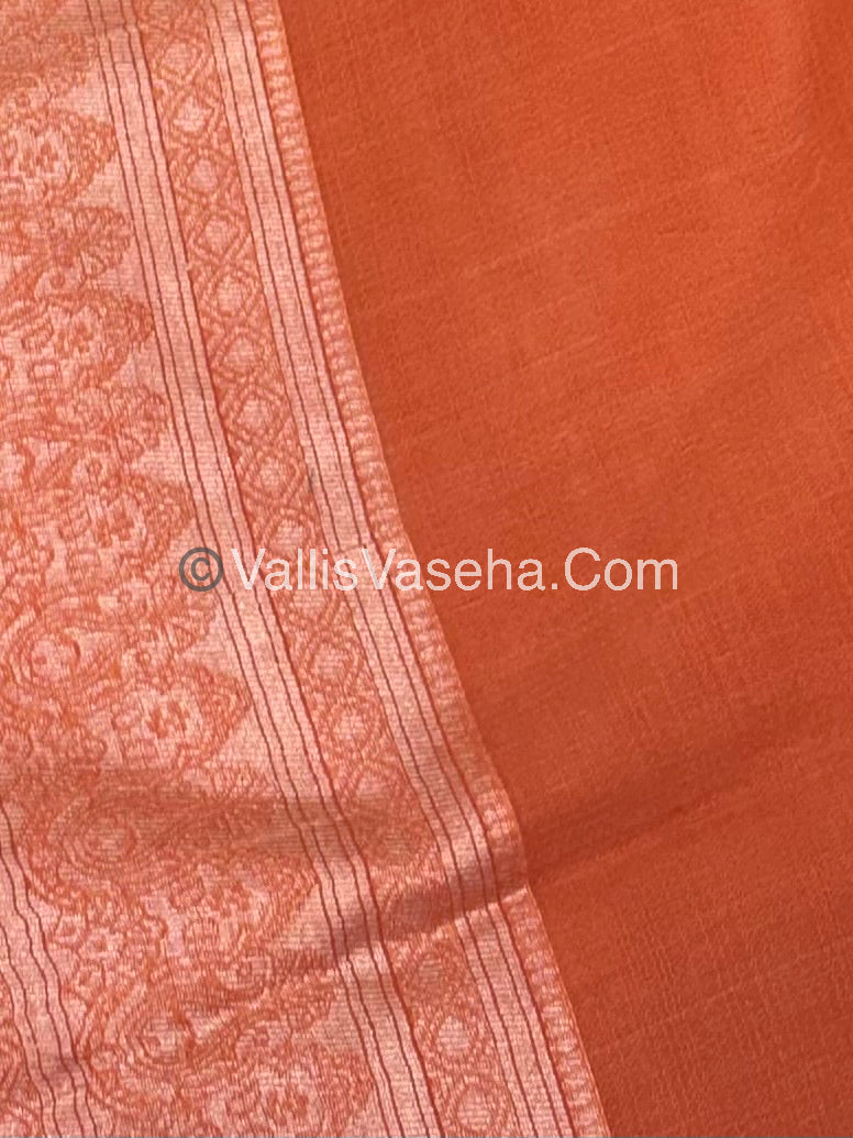 Fancy Saree - Mixed Variety - Orange Shade - VVFBS001